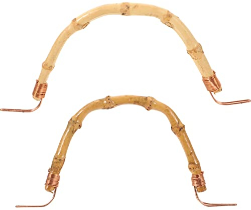 Kichvoe 2stücke Teekannengriff Aus Bambus Und Kupferdraht Verschleißfest Und Ergonomisch Kompakter Ersatz-Griff Für Haushaltskessel Retro-Design Praktisches Teekannen-zubehör