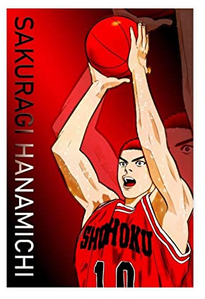 FISH DRAGATE Anime-Poster Slam Dark 40, Leinwand-Poster, Schlafzimmer, Dekoration, Sport, Landschaft, Büro, Raumdekoration, Geschenk, ohne Rahmen, 30 x 45 cm