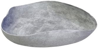 Lambert Saida - Cuenco de hierro (9 x 40 x 28 cm), color gris