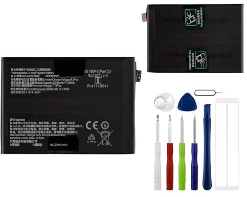 E-yiiviil Replacement Li-ion Battery BLP849 Compatible with Realme GT 5G Mobile Phone with Tools
