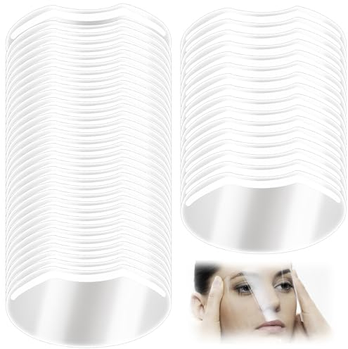 Confezione da 30 Visiere Trasparenti per Microblading, Trucco Permanente, Estensioni Ciglia - Protezione Efficace per Occhi e Naso sotto la Doccia!