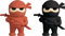 Radiergummi 3D Ninja Power, Sortiert