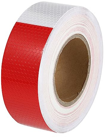 BELLIFFY 1 Rotolo Nastro Adesivo Riflettente Per Auto Segnaletica Sicurezza Veicoli Nastro Avvertimento Fluorescente