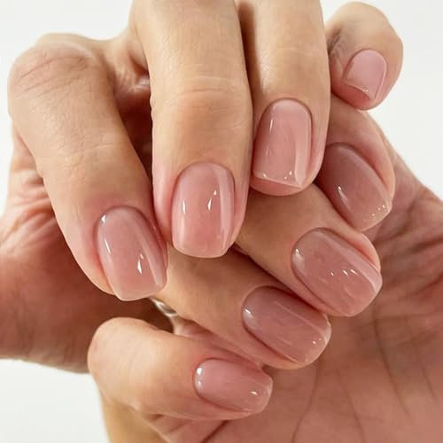 Lilbitty 24 Stück Press On Nails, Künstliche Nägel Zum Aufkleben, Langlebig Und Wiederverwendbar, Mit Zubehör Für DIY Maniküre Schnell Und Einfach Zuhause