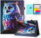 Auslbin Colorida de PU Funda iPad 10th Generation 2022 10.9 Pulgadas, Colorida y con Movimiento, Diseño Hermoso, Funda Abatible con Soporte, Búho