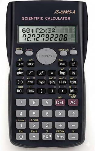 Scientific Calculator 240 Function 2-Line LCD Display Digital Multi-Function Calculator for GCSE Maths, Secondary School Students, Teachers, and Business Use