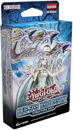 Structure Deck: Blue-Eyes White Destiny | Deutsch | 50-Karten-Deck mit Ultra Rares & exklusiven Secret Rares + HeartGlobal® Versandschutz
