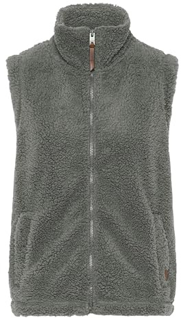 OXMO OXBerina Damen Weste Teddy-Weste