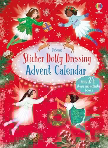Sticker Dolly Dressing Advent Calendar: A Festive Collection of Dress Up Sticker Dolls, Puzzles, and other Activity Books