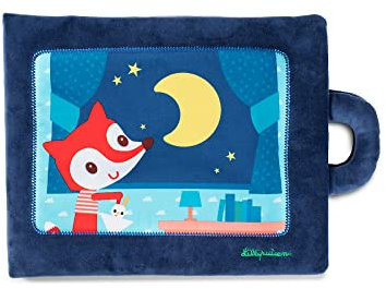 LILLIPUTIENS - Livre d’Activités en Tissu - Bonsoir Petit Renard - Rituel du Coucher Interactif pour Enfants avec Accessoires - 28 x 22cm - Développe Motricité et Imagination - Dès 18 Mois - 83271