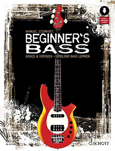 Beginner's Bass: Basics & Grooves - spielend Bass lernen. Bassgitarre. Lehrbuch.: Basics & Grooves - spielend Bass lernen. Bassgitarre. Lehrbuch mit Online-Audiodatei.