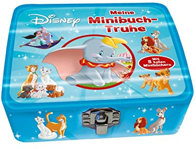 Disney: Meine Minibuch-Truhe: Metalltruhe mit 5 Minibüchern