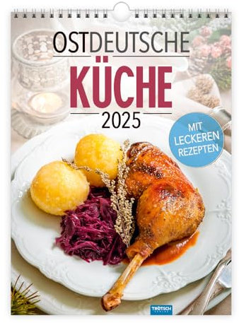 Trötsch Classickalender Ostdeutsche Küche 2025: Wandkalender