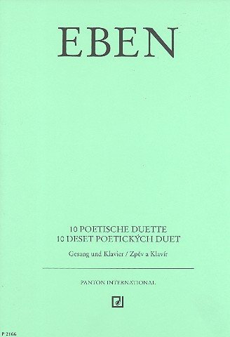 10 poetische Duette: Gesang und Klavier.