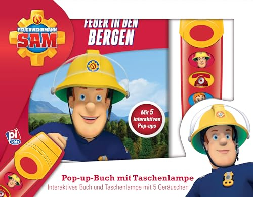 Feuerwehrmann Sam - Feuer in den Bergen - Pop-up-Buch mit Taschenlampe - 5 Geräusche: Pop-up-Buch mit Taschenlampe - 5 Geräusche. Mit 5 interaktiven Pop-ups