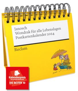 Wondrak für alle Lebenslagen (Postkartenkalender 2024) – Ausgezeichnet mit dem Kalenderpreis des Deutschen Buchhandels 2023 – Tischkalender mit ... 53 perforierten Postkarten zum Heraustrennen