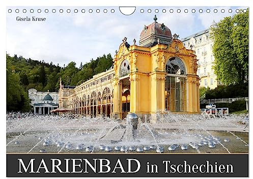 Marienbad in Tschechien (Wandkalender 2026 DIN A4 quer), CALVENDO Monatskalender: Bezaubernder Kurort im Westböhmischen Bäderdreieck (CALVENDO Orte)