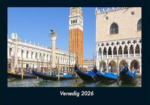 Venedig 2026 Fotokalender DIN A4: Monatskalender mit Bild-Motiven aus Orten und Städten, Ländern und Kontinenten