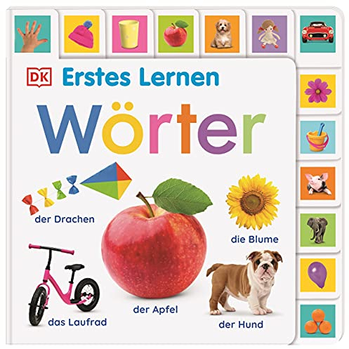 Erstes Lernen. Wörter: Pappbilderbuch mit Griff-Register und über 300 Fotos ab 1 Jahr