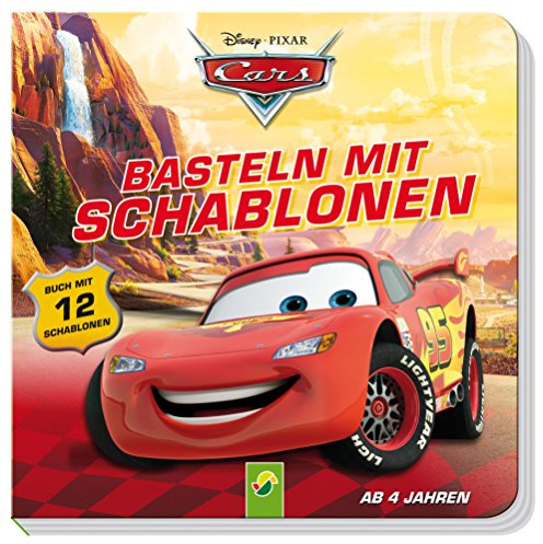 Cars Basteln mit Schablonen: Buch mit 12 Schablonen