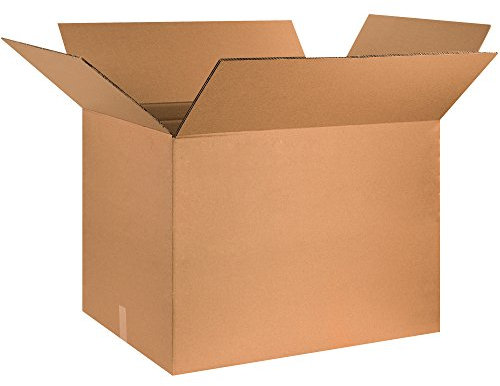 Boxes Fast BFHD322424DW Double Wall Corrugated, Heavy-Duty Cardboard Boxes, 32 x 24 x 24, for Shipping, Packing and Moving Protection, Kraft (Pack of 5)