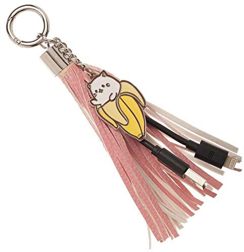Bioworld Bananya Anime USB-Schlüsselanhänger, Pink, Einheitsgröße