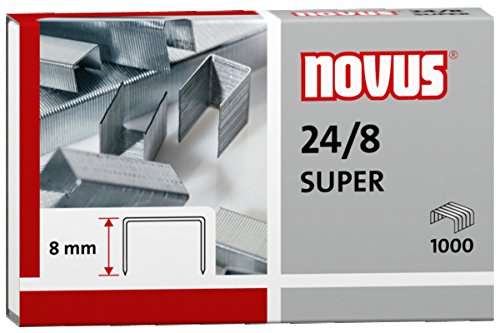 Heftklammern 24/8 verzinkt 1000 Stück (5000 Stück, 24/8 verzinkt)
