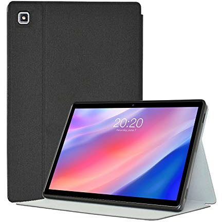YGoal Coque pour Teclast P20HD/Teclast M40 Pro, Folio Housse Poids léger avec Multi Angles Etui Housse de Protection pour Teclast P20HD/P20/M40/M40 Pro Tablet, Noir