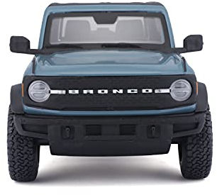 Maisto Ford Bronco Badlands (2020): Modellauto im Maßstab 1:24, Türen beweglich, ca. 20 cm, orange (531530OR)