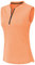 YSENTO Damen Sport T-Shirt Ärmelloses Golf Poloshirt Schnell Trocken Laufshirt Yoga Gym Oberteile Tank Top(Hell orange,L)