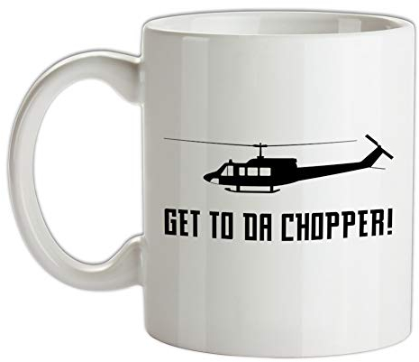 Get to Da Chopper - 10oz - Ceramic Mug for Coffee/Tea