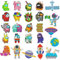 5D DIY Diamant Malerei Aufkleber Kits für Kinder Spiel Us Mosaik Diamant Malerei Punkte nach Zahlen DIY Zeichnen Kunst Handwerk Zubehör für Jungen und Mädchen Kinder 28 Stück