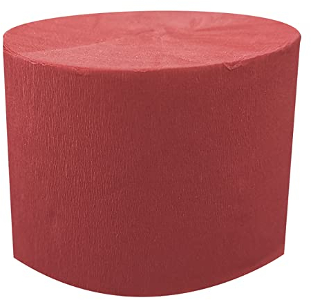 Haloppe Rouleau de papier crépon coloré Rouge