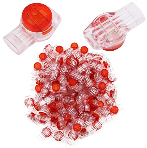 VOANZO 100PCS Telephone Cable Connectors Waterproof Cable Connector for Telephone Line Data Signal Line etc