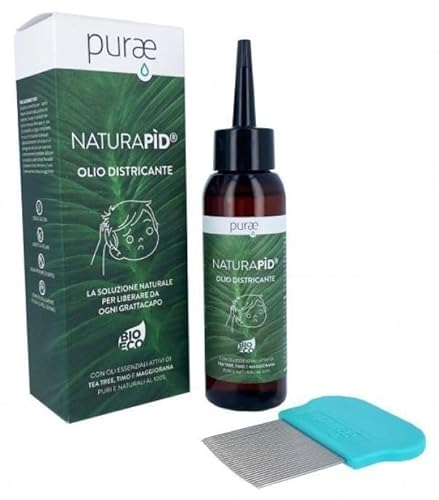 Purae NaturaPìd - Olio Districante per Capelli, 100ml
