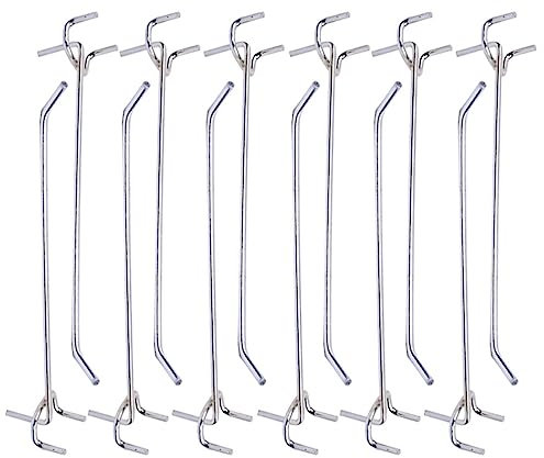 Cabilock 40 Piezas Perchas De Acero Inoxidable Joyas Herramientas De Revestimiento Ganchos De Pared De Tablero De Clavijas Estante De Acero Inoxidable Gancho De Sombrero Almacenamiento