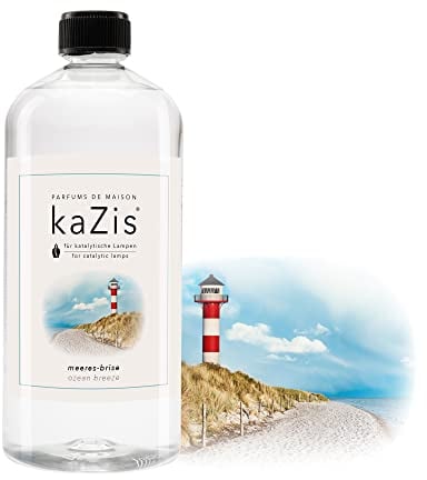 kaZis® Ocean Breeze – Meeresbrise | 1 Liter Nachfüllflüssigkeit für katalytische Duftlampen | Frischer Ozean-Duft | Made in Germany