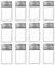 Lot de 12 Mini flacons vides en Verre Transparent avec Bouchon à vis en Aluminium - 20 ML