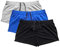 GYMAPE Männer Fitnessstudio Bodybuilding Trainieren Baumwolle Sport Shorts Schwarz+Blau+Grau L