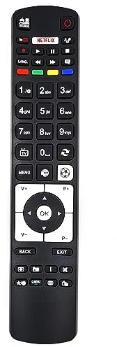 Ersatz Fernbedienung passend für Telefunken TV XU48A401 | XU49A401 | XU49B401 | XU49C401 | XU50D401 | XU55A401 | XU55A441C | XU55C401 | XU65A401 | XU65A441 |