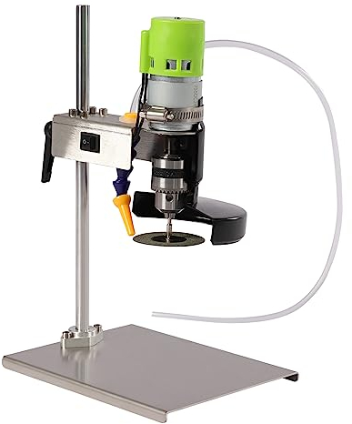 Glasschneider, 6000R/Min Glasflasche Cutter, 150W Elektrische DIY Flasche Cutter Maschine, 7 Geschwindigkeiten Einstellbar, für DIY Blumentöpfe, Stiftbehälter, Dekorationen usw
