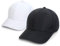 TMEOG Cap Damen Herren Basecap Sommer Kappe Baseball Caps Unifarben Pferdeschwanz Cap mit Loch für Zopf Baseballkappe Cappy Frauen Männer Sportkappe Atmungsaktiv(Weiß+Schwarz,56-59cm)