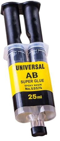 JDXFENG 25 ml Industrieklebstoff, wasserfester Metallklebstoff, starke Haftung, Gussklebstoffe, Schweißreparaturwerkzeuge