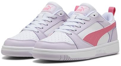 PUMA Unisex Kinder Rebound V6 Lo Jr Sneaker, Lilac Frost Magic Rose Puma White, 39 EU