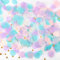 Rundes Konfetti – 50 g rundes Seidenpapier-Konfetti, mehrfarbige Mischung in Regenbogenfarben, Konfetti für Hochzeit, Geburtstag, Abschlussfeier, Party oder Vatertag