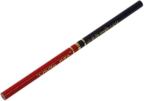 Farbstifte Rot und Blau Löschbare Buntstifte Doppelendstifte Korrekturstifte Markierung Tischlerbleistift 5 Stück