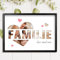 Aitsite Personalisierte Geschenke Familie, Foto Geschenk, Geldgeschenke Bilderrahmen, Familien Geschenk, Bilderrahmen für Familie
