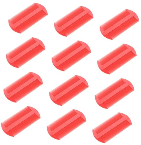 Healeved 2 Juegos Peine De Finos Peine Antipiojos Antiestático De Doble Filo De Doble Cara Detector De Anticaspa 12 Piezas * 2