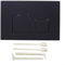 Dual Flush Push Plate Toilet Cistern Replacement Parts for GEBERIT Sigma Series Elegant Design Fits Various Models Pack of 1 (Black)