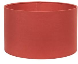 ValueLights | Reni Rust Fabric Small Drum Shade | Shades, Home Décor & Improvement Essential | 250mm Shade Width
